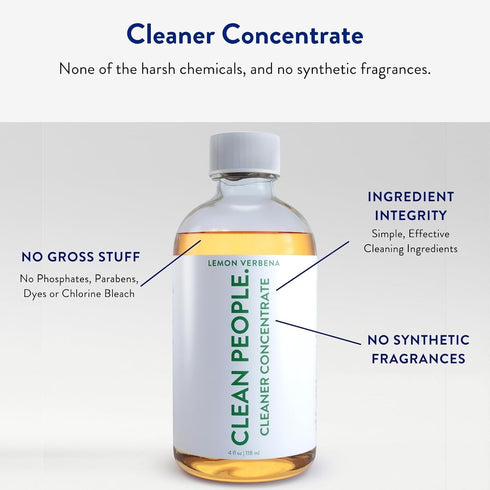 Packaging 4oz (2 Pack) Clean People Cleaner Concentrate - All-Purpose Cleaner for Multi-Purpose Cleaning, Bathrooms