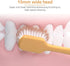 Adult Wide Head Soft Hair Toothbrush, Manual Toothbrush, Ultra Soft Brush Thread for Sensitive Teeth (6 Pack)