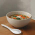 Eco Friendly Disposable Soup Spoons, Sugarcane Fiber Spoon, Healthy and Sturdy, 5.5" Asian Soup Spoons, for Take-out Ramen Pho Noodles(50PCS)