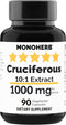 Cruciferous Extract 1000 mg - 90 Vegetarian Capsules for Antioxidant Support