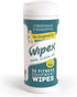 Wipex Fitness Equipment Wipes, Natural Plant Based Gym Wipes, 50 Count, Lemongrass, Eucalyptus & Vinegar