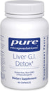 Pure Encapsulations Liver-G.I. Detox - Liver Cleanser & GI Detox* with Curcumin Extract & Alpha Lipoic Acid - 60