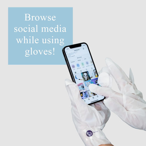 Epielle Intensive Repairing Gloves for Dry and Cracked Hands, 6 Pack | Coconut Oil, Milk Extract, Hyaluronic Acid