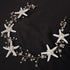 White Starfish Headpiece, Pearl Headband for Mermaid Costume Jewelry, Handmade Hair Accessories