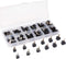 24 Pairs High Heel Tips Shoes Replacement Tap Caps, 6 Sizes, U-Shape, Black, 8/9/10/11/12/12.5mm