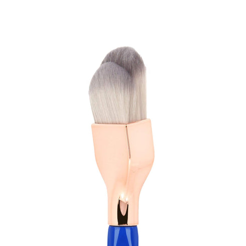Bdellium Tools Professional Makeup Brush - Golden Triangle 951 Small Slanted Double Dome Blender, Vegan Synthetic