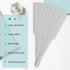 100 Pcs Disposable Perfume Test Strips for Fragrances, Scents, Essential Oils, Aromatherapy Testing