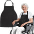 Noverlife Adjustable Adult Bib with Large Crumb Catcher Pocket, Reusable Eating Apron for Elderly Dining Clothing
