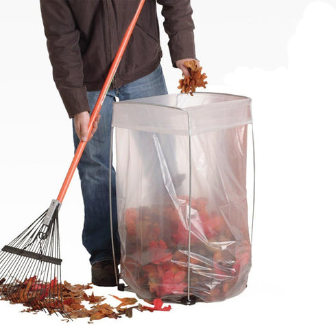 Pekky 30 70 Counts Gallon Clear Large Trash Bags (Lawn and Leaf)