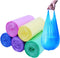 100 Count 4 Gallon Small Colorful Trash Bags with Handle for Home, Office, Bathroom