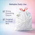 Rayverion 4 40 Count Gallon Drawstring Trash Bags, White Lavender Fields Scent, Small Garbage Bags with Easy Tie