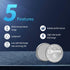 EEMB 10PACK CR2032 Battery - 3V Lithium Button Coin Cell Batteries for Remotes, Watches, Calculators & Medical Devices
