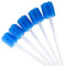 50 Pieces Disposable Oral Swabs, Unflavored Mouth Sponge Sticks for Elderly, Kids, Adults Cleaning