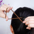 Pimoys 100 Pcs Elastic Hair Ties, Thick Seamless No Damage Ponytail Holders for Girls Women (Black)