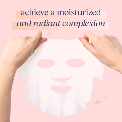 SpaLife Let’s Avocuddle & You're My Jam Face Masks 6 Pack Bundle, Avocado & Strawberry Extract for Hydration