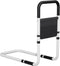 Hopelight Adjustable Bed Rail Support Handle with Storage Pouch, White and Black, Height