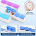 Lit-Pack 7-Day 2-3-4 (4 Weekly Pill Organizer, Medicine Box, Times Daily, Black Leather Travel Case Compartment)