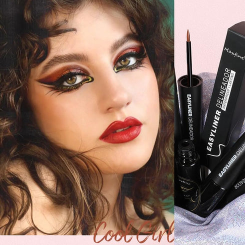 AKARY Dip Eyeliner Waterproof 24H Longlasting, Black Liquid Eyeliner Quick Drying, Colored Eye Liner Pencil for Women