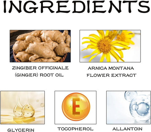 VSDFAW (3.38Floz/Pcs) (1Pcs) Ginger Oil, Natural Ginger Body Oil for Gua Sha Massage, Warming and Relaxing, Soothing