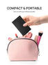 Portable Folding Mirror, Ultra-Slim Durable Makeup Tabletop Mirror for Travel, Mini Size, Black, 3.3''