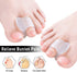 Welnove 10 Pack Toe Separators Gel Toe Spacers for Bunions, Overlapping Toes, and Pain Relief Pads - Clear