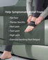 Copper Arch Support, Plantar Fasciitis Relief Bands/Sleeves with Gel Pads, Flat Feet Pain Relief, Men Women (1 Pair