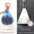 3.2 Gallon Trash Bags, 100 Pcs Bathroom Garbage Bags, Blue Strap Kitchen Bags (White) With Drawstring