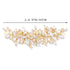 JAKAWIN Bride Crystal Wedding Hair Vine, Gold Rhinestone Hair Piece for Women