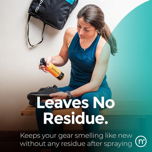 Odor Eliminating Spray - 32 Fl Oz (Pack of 2) - Shoe, Yoga Mat, Boxing Glove, & Gym Bag Deodorizer