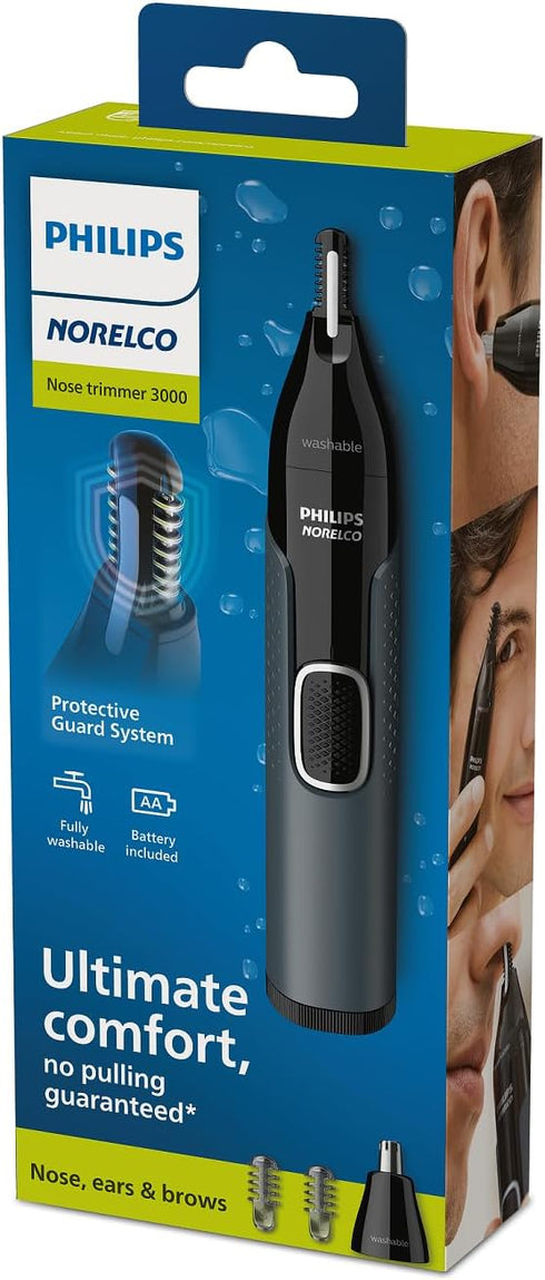 Philips Norelco Nose Trimmer 3000 - for Nose, Ears, Eyebrows, NT3600/62