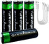 1.5V Rechargeable AA Lithium Batteries, 3750mWh Long Lasting with 4-in-1 USB-C Cable Output, 4 Pack