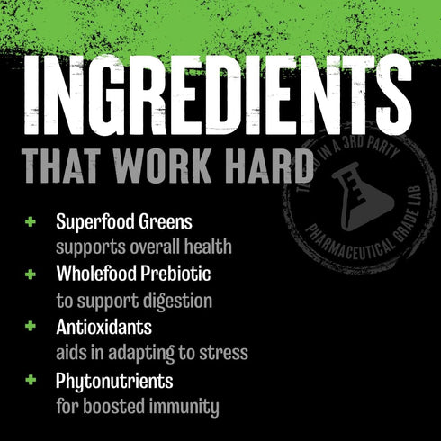 Animal Daily Greens Pill Packs - 30 Day Supply - Convenient Prebiotic and Probiotic Superfood Blend for Superior