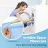 Wedge Pillow for Side Sleeping Positioning Wedges for Bed Sores Turning Medical Rolling Pillow for Elderly Waterproof
