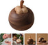 Mipcase Wooden Aromatherapy Diffuser Stand for Essential Oils Black Walnut Solid Wood Aroma Diffuser for Home Indoor