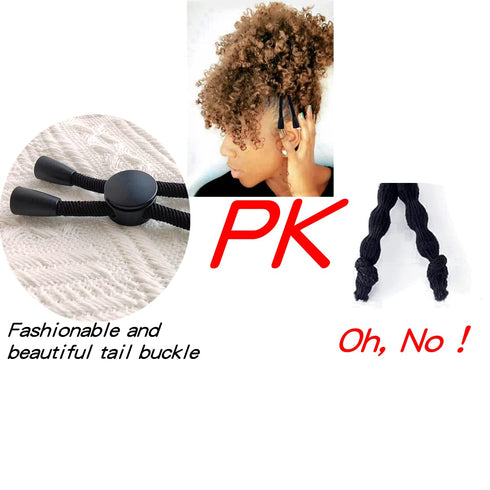 NEW 6PCS Adjustable Headband Hair Tie for Thick Kinky & Curly Hair, Perfect for Afro Puff, Ponytail, and Updos
