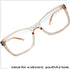 Readerest Blue Light Blocking Glasses – Thin Reflective Lens, Anti-Glare Computer Eyeglasses for Eye Strain