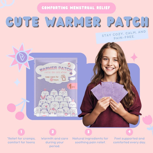 Ultra Thin Heating Pads for Menstrual Cramps, Portable Heat Therapy Patches for Pain Relief for Teens & Women
