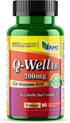 America Medic & Science Q-Well-10 (60 Count) | CoQ10 200mg Softgels |