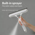KonaCryspen 3-in-1 Window Cleaning Tool Blade, Sponge & Spray for Streak-Free Glass, Ideal for Home Windows, Mirrors