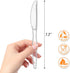 Disposable Plastic Knives Clear, Pack of 50 Individually Wrapped by PSTVITA
