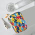 Skerhhux 7 Colorful Pattern Art Pill Case Travel Pill Organizer Weekly Day Portable with Zipper Medicine Box Pill Case