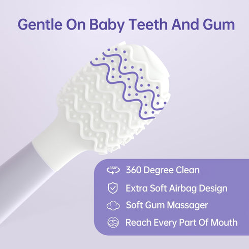 Kids Tongue Scraper, Infant & Newborn Oral Cleaner, Toddler Toothbrush for Mouth and Gum Cleaning
