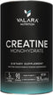 Valara Creatine Monohydrate Micronized Powder 450g, 90 Servings, 5000mg Per Serv, Unflavored, Vegan