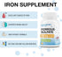 Puregen Labs Ferrous Sulfate 325 mg High Potency Iron Supplement | 200 Tablets Made in USA