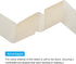 MECCANIXITY Velvet Ribbon 1-1/2 Inch x 25 Yard Single Face Spool Cream for Bouquets, DIY Crafts, Gift Wrapping