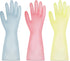 BOOMJOY Heavy Duty PVC Cleaning Gloves, Reusable Medium Gloves for Kitchen, Bathroom, Gardening, Pet Care - 3 Pairs