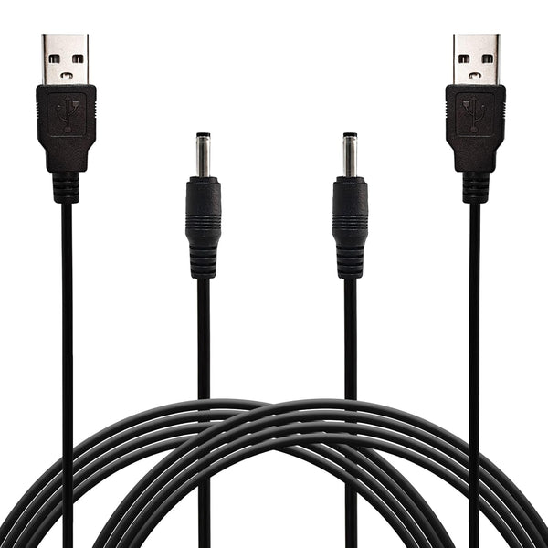 Electric Toothbrush Charging Cord 2 Pack Compatible with Fairywill Sonic, Bitvae, Vekkia, Dnsly, Gloridea, Wepklin