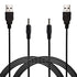 Electric Toothbrush Charging Cord 2 Pack Compatible with Fairywill Sonic, Bitvae, Vekkia, Dnsly, Gloridea, Wepklin
