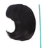 MapofBeauty 12 Inch Short Straight Bob Wig, Black, Fashion Lady with Flat Bangs