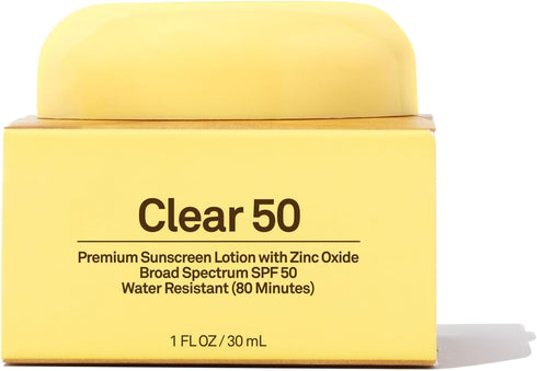 Sun Bum Original SPF 50 Clear UVA/UVB Face Sunscreen with Zinc And Vitamin E | Broad Spectrum Moisturizing Vegan and Hawaii 104 Reef Act Compliant (Octinoxate & Oxybenzone Free) | 1 Fl Oz